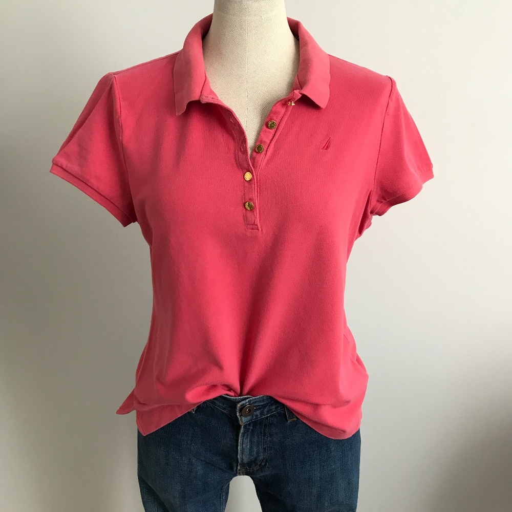 Nautica - Pink Short Sleeves Polo Shirt